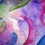 Octopus Abstract Painting